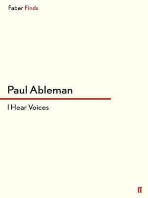 cover image of I Hear Voices